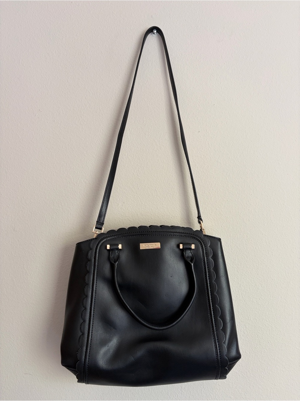 Kate Spade Black Leather Linzi Bag